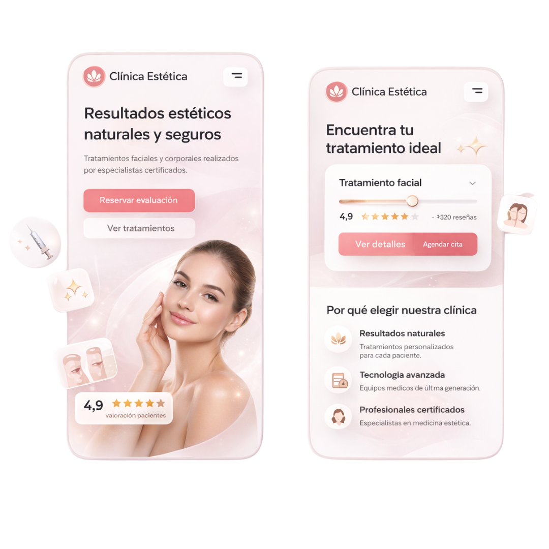 Ejemplo de landing profesional captando leads